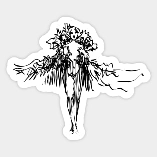 Koloman Moser Angel Sticker